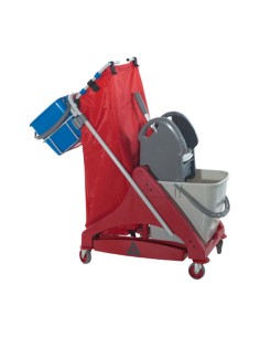 carrello pulizie multiuso salva spazio