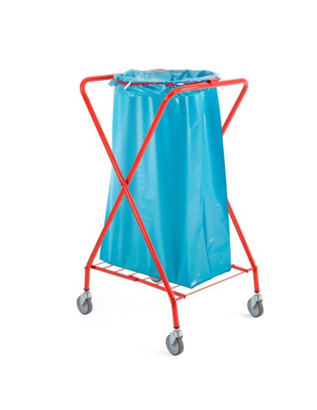 Carrello porta rifiuti  verniciato