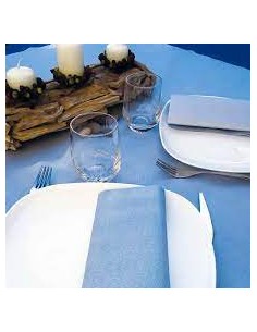 Runner  blue piegato misura 40x120 in airlaid