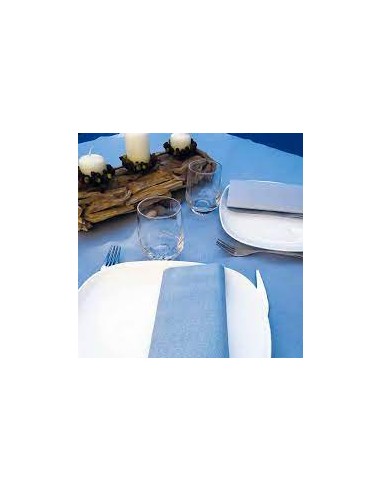 Runner  blue piegato misura 40x120 in airlaid