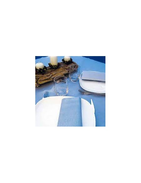 Runner  blue piegato misura 40x120 in airlaid