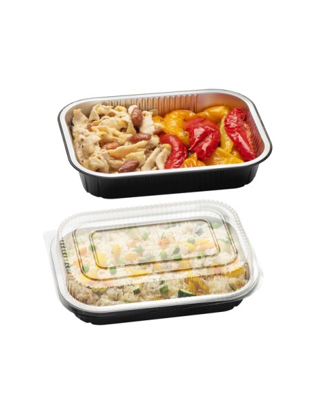 Contenitore asporto take away  microondabili 2 porzioni