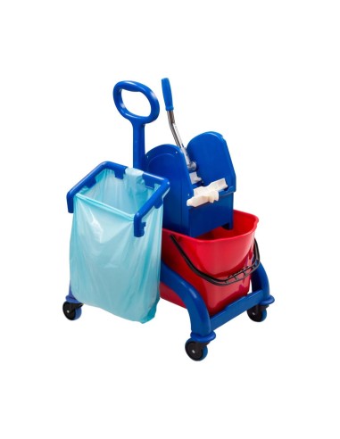 Carrello Milano lt.50 Blu due secchi