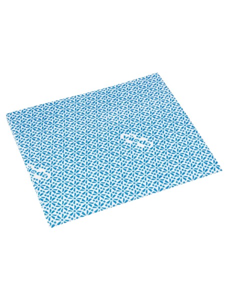 Panno multiuso Wipro - con proprietà antibatteriche - 36 x 42 cm - blu - Vileda - conf. 20 pezzi