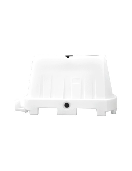 Barriera stradale impilabile polietilene bianco