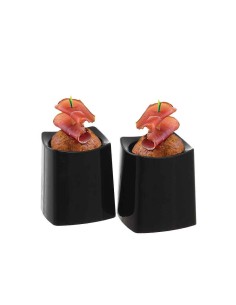 Bicchierino monouso per Finger Food nero