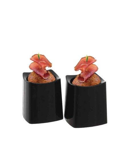 Bicchierino monouso per Finger Food nero