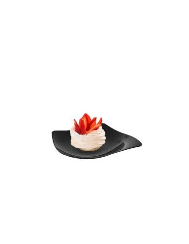 Piattino monouso per Finger Food, nero