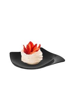 Piattino monouso per Finger Food, avorio