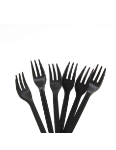 Finger Food Mini forchetta da cm 10  nera