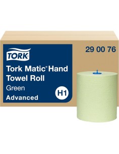 Tork Matic® Asciugamani a rotolo Advanced verdi conf.6