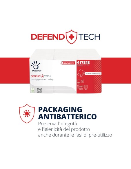 Igiene e pulizia - CARTA IGIENICA INTERFOGLIATA CON TECNOLOGIA DEFEND TECh