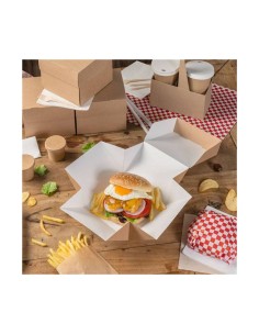 Porta hamburger  asporto cm  cm 15,5x15,5x11,5