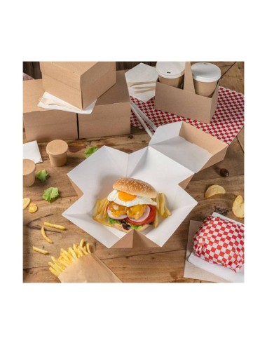 Porta hamburger  asporto cm  cm 15,5x15,5x11,5