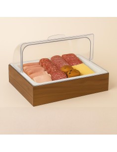 Espositore in legno con cupola: perfetto per buffet e... 2