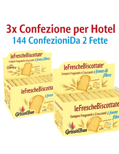 Grissin Bon Fette Biscottate Classiche – 144 Confezioni...
