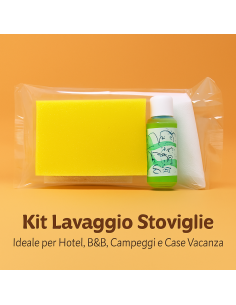 Kit Lavaggio Stoviglie – 100 Set Completi | Ideale per...