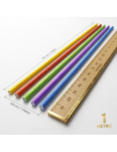 Cannucce in Carta Colorate – Extra Lunghe FSC®
