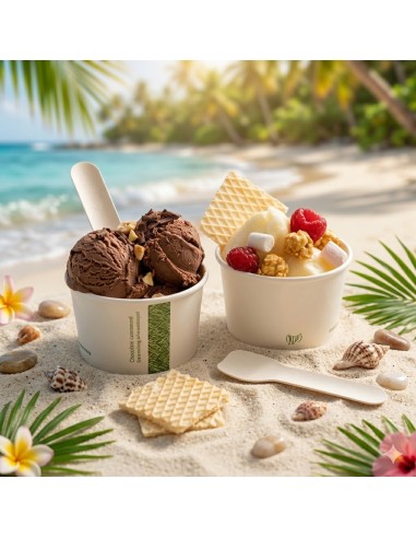 Palette Gelato Compostabili in Carta