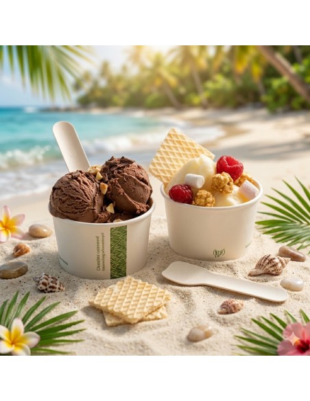 Palette Gelato Compostabili in Carta