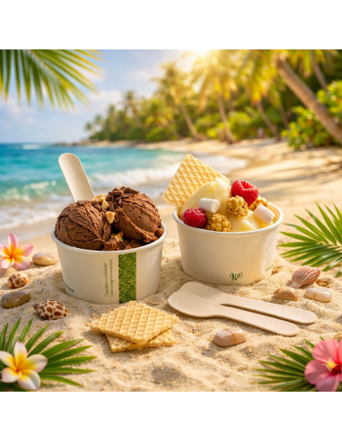Palette Gelato Compostabili in Carta