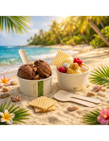 Palette Gelato Compostabili in Carta