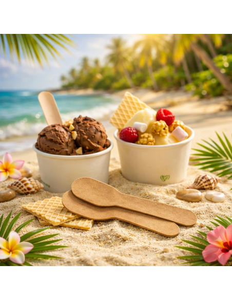 Palette Gelato Compostabili in Carta