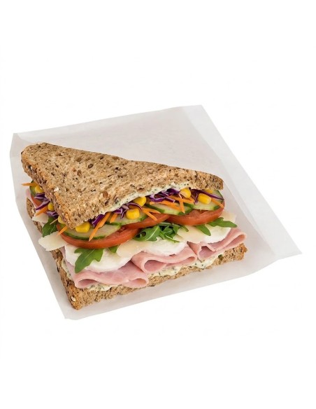 Sacchetti Take‑Away Carta Laminata  Per Tramezzini, Panini, Toast, Crêpe, Street Food