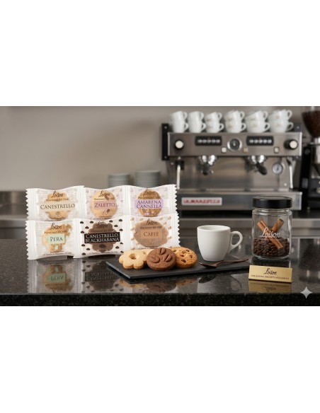 200 Biscotti Monoporzione Loison Mix 6 Gusti - Ideali per Bar e Hotel -