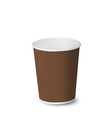 Bicchiere brown in cartoncino politenato