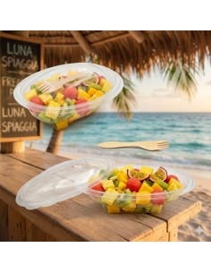 Kit Catering Premium: Contenitore Ovale Trasparente con...