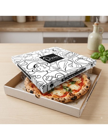 Cartoni porta pizza 33x33 h 3