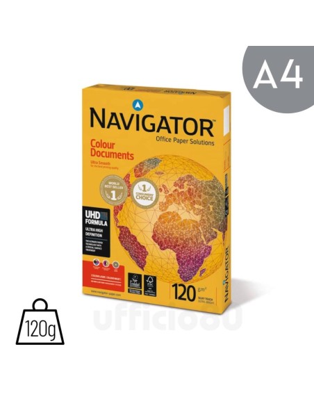 Carta per fotocopie A4 120g Navigator per stampe a colori