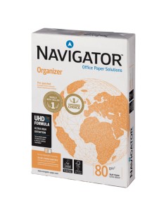 Carta Organizer - 2 fori - A4 - 80 gr - Navigator premium