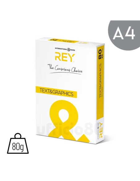 Carta levigata per fotocopie A4 80g Sylvamo Rey Text & Graphics