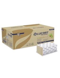 Asciugamani piegati a "V" Lucart EcoNatural promo