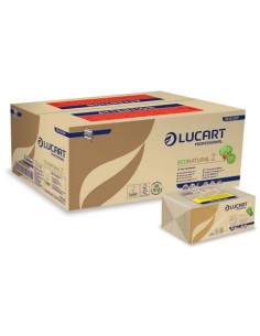 Asciugamani piegati a "Z" Lucart EcoNatural avana