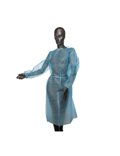 Camice di protezione monouso blu