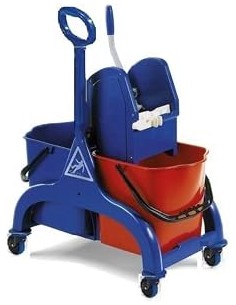 Carrello lavapavimenti professionale Filmop 2 x lt.25 Fred