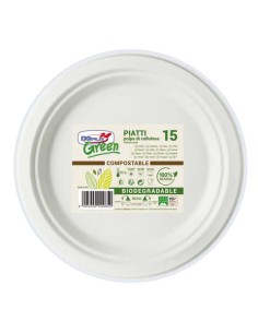 Piatti frutta monouso in polpa di cellulosa