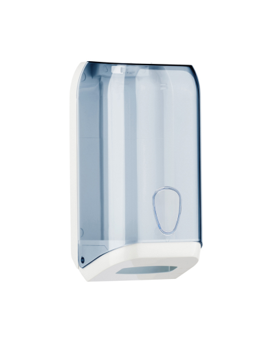 Dispenser di carta igienica in fogli  trasparente