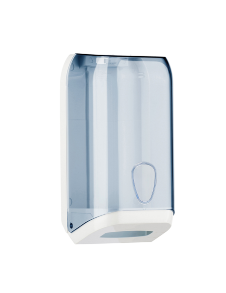 Dispenser di carta igienica in fogli  trasparente