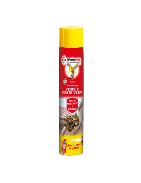 Insetticida spray vespe e nidi di vespa - 750 ml