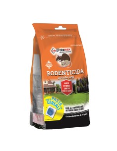 Busta rodenticida - 150 gr - pasta blu