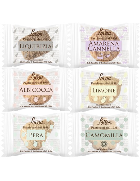 Biscotti al burro Frutta e Meditazione - scatola da 400 pezzi
