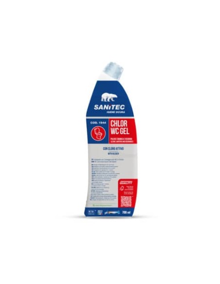 Detergente con candeggina Sanitec WC e orinatoi