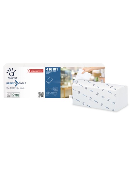 Tovaglioli interfogliati 1/4 Fold - 33 x 22 cm papernet