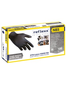 Guanti in nitrile nero misura l in promo !!!