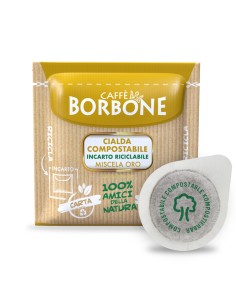 Cialde Borbone miscela oro  in carta compostabili