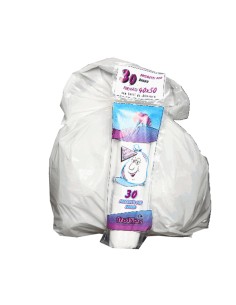 Sacchi bagno - 40 x 50 cm - 15 L  colore bianco